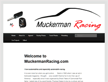 Tablet Screenshot of muckermanracing.com